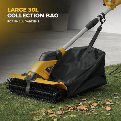 Electric Power Broom Artificial Turf Sweeper Outdoor Turf Cleaner Machine