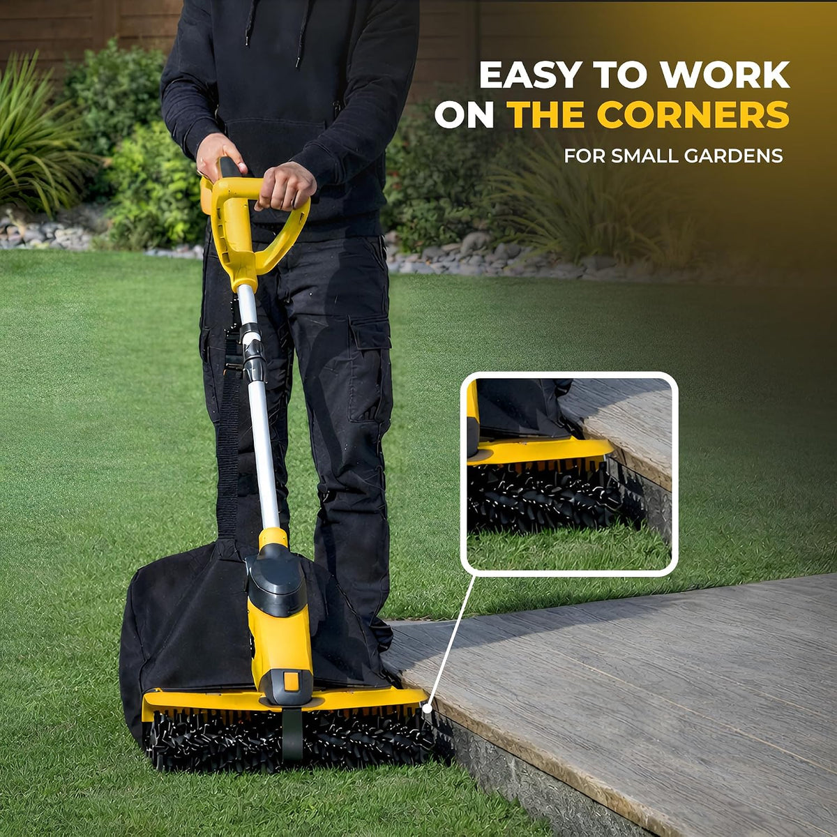Electric Power Broom Artificial Turf Sweeper Outdoor Turf Cleaner Machine