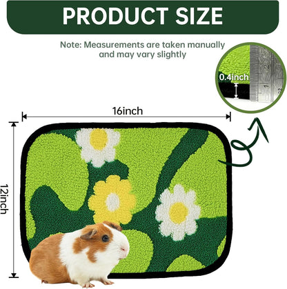 Reusable Puppy Pads for Small Dogs, Washable Pee Pads with Non-Slip , Absorbent Leakproof Mat for Crates, Playpens, Pet Beds & Whelping, Indoor Potty Training Grass Green, 24"x48", 2 Pack