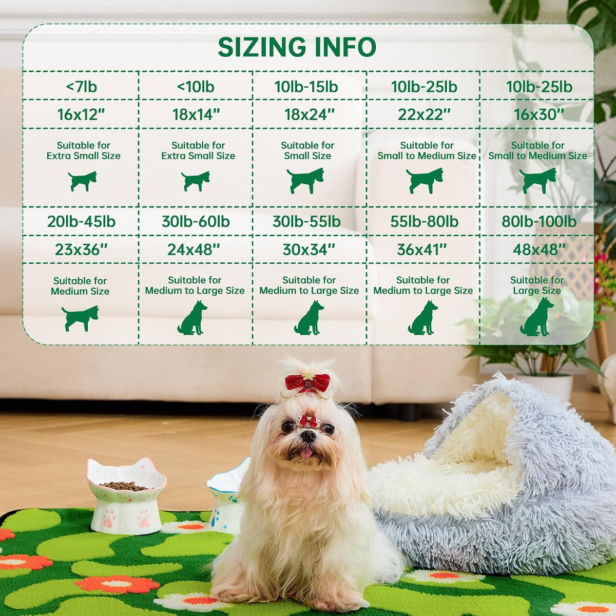 Reusable Puppy Pads for Small Dogs, Washable Pee Pads with Non-Slip , Absorbent Leakproof Mat for Crates, Playpens, Pet Beds & Whelping, Indoor Potty Training Grass Green, 24"x48", 2 Pack
