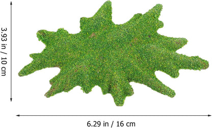 Reptile Landscape Simulation Lawn Terrarium Decor Resin Green