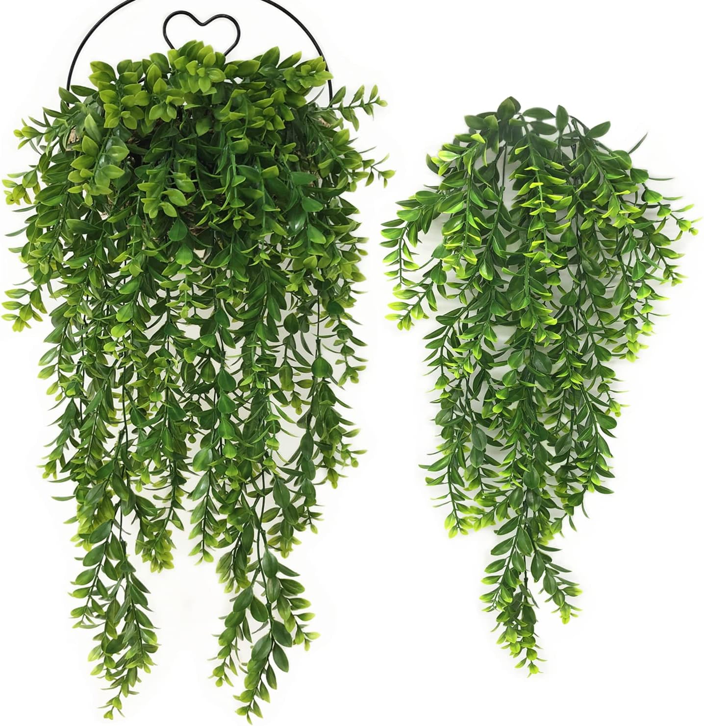 Artificial Rosemary Plants, Fake Plant Bushes Plastic Greenery Grass Faux Shrubs for Home Decor Kitchen Bathroom Farmhouse Room Shelf Desk Coffee Table Vase Pot Planter Filler DIY Decorations 6 Pack