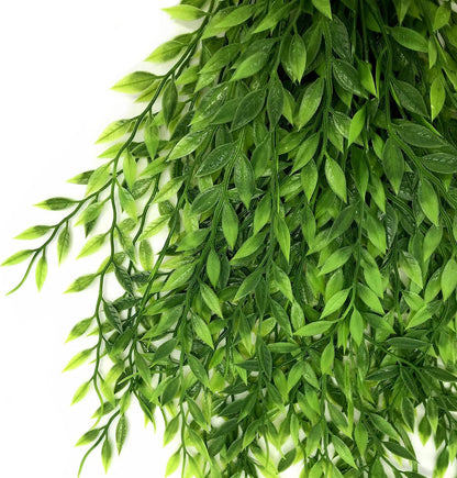 Artificial Rosemary Plants, Fake Plant Bushes Plastic Greenery Grass Faux Shrubs for Home Decor Kitchen Bathroom Farmhouse Room Shelf Desk Coffee Table Vase Pot Planter Filler DIY Decorations 6 Pack