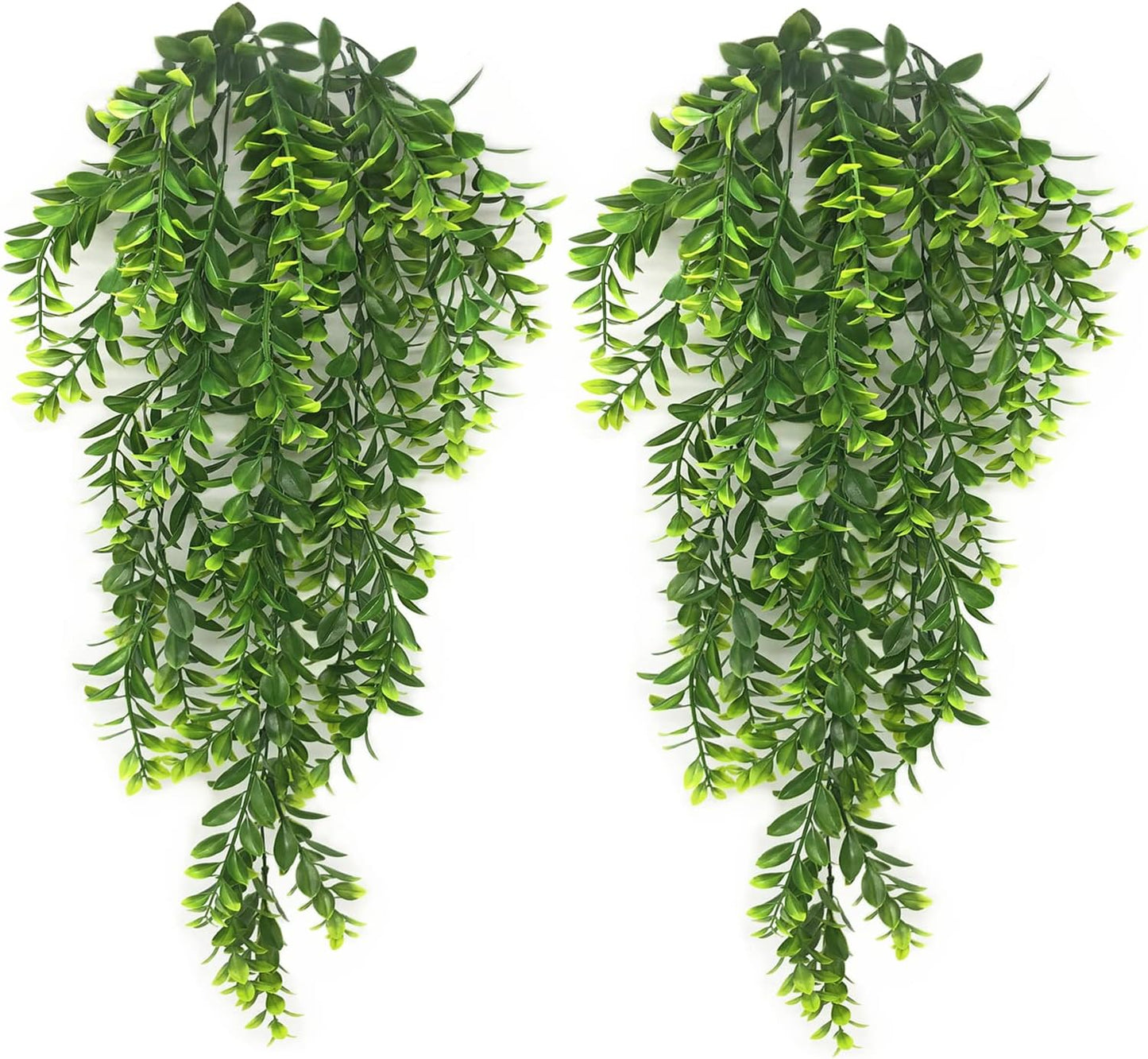 Artificial Rosemary Plants, Fake Plant Bushes Plastic Greenery Grass Faux Shrubs for Home Decor Kitchen Bathroom Farmhouse Room Shelf Desk Coffee Table Vase Pot Planter Filler DIY Decorations 6 Pack