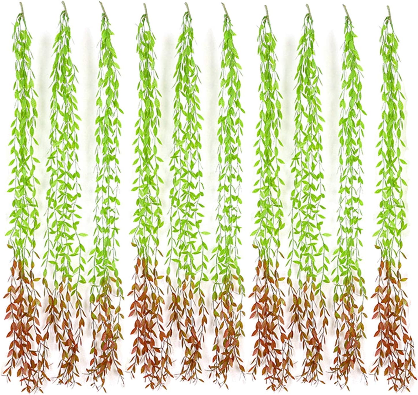 Artificial Rosemary Plants, Fake Plant Bushes Plastic Greenery Grass Faux Shrubs for Home Decor Kitchen Bathroom Farmhouse Room Shelf Desk Coffee Table Vase Pot Planter Filler DIY Decorations 6 Pack