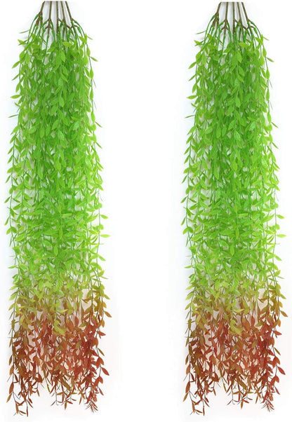 Artificial Rosemary Plants, Fake Plant Bushes Plastic Greenery Grass Faux Shrubs for Home Decor Kitchen Bathroom Farmhouse Room Shelf Desk Coffee Table Vase Pot Planter Filler DIY Decorations 6 Pack