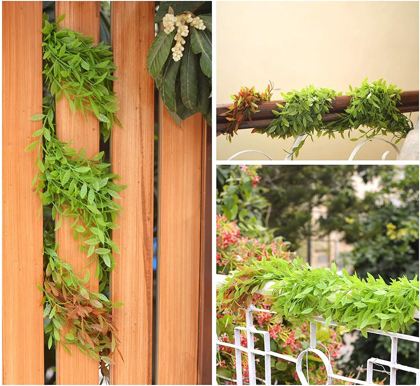 Artificial Rosemary Plants, Fake Plant Bushes Plastic Greenery Grass Faux Shrubs for Home Decor Kitchen Bathroom Farmhouse Room Shelf Desk Coffee Table Vase Pot Planter Filler DIY Decorations 6 Pack
