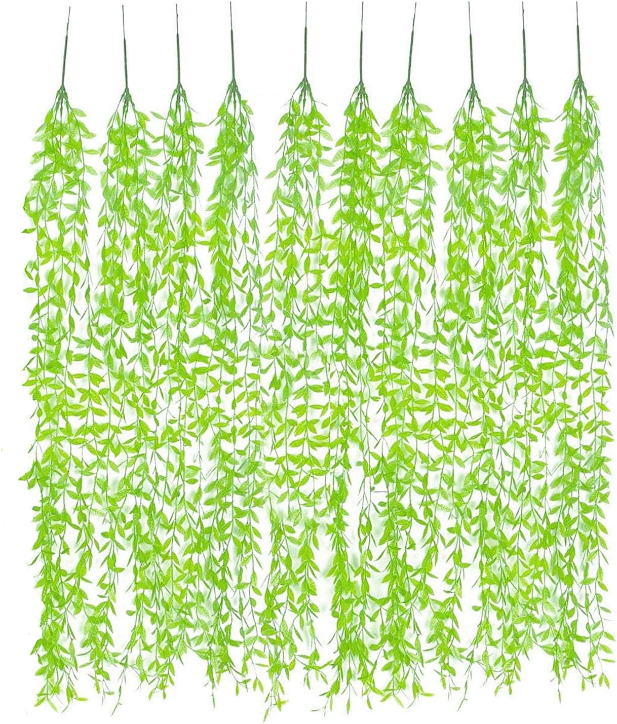 Artificial Rosemary Plants, Fake Plant Bushes Plastic Greenery Grass Faux Shrubs for Home Decor Kitchen Bathroom Farmhouse Room Shelf Desk Coffee Table Vase Pot Planter Filler DIY Decorations 6 Pack