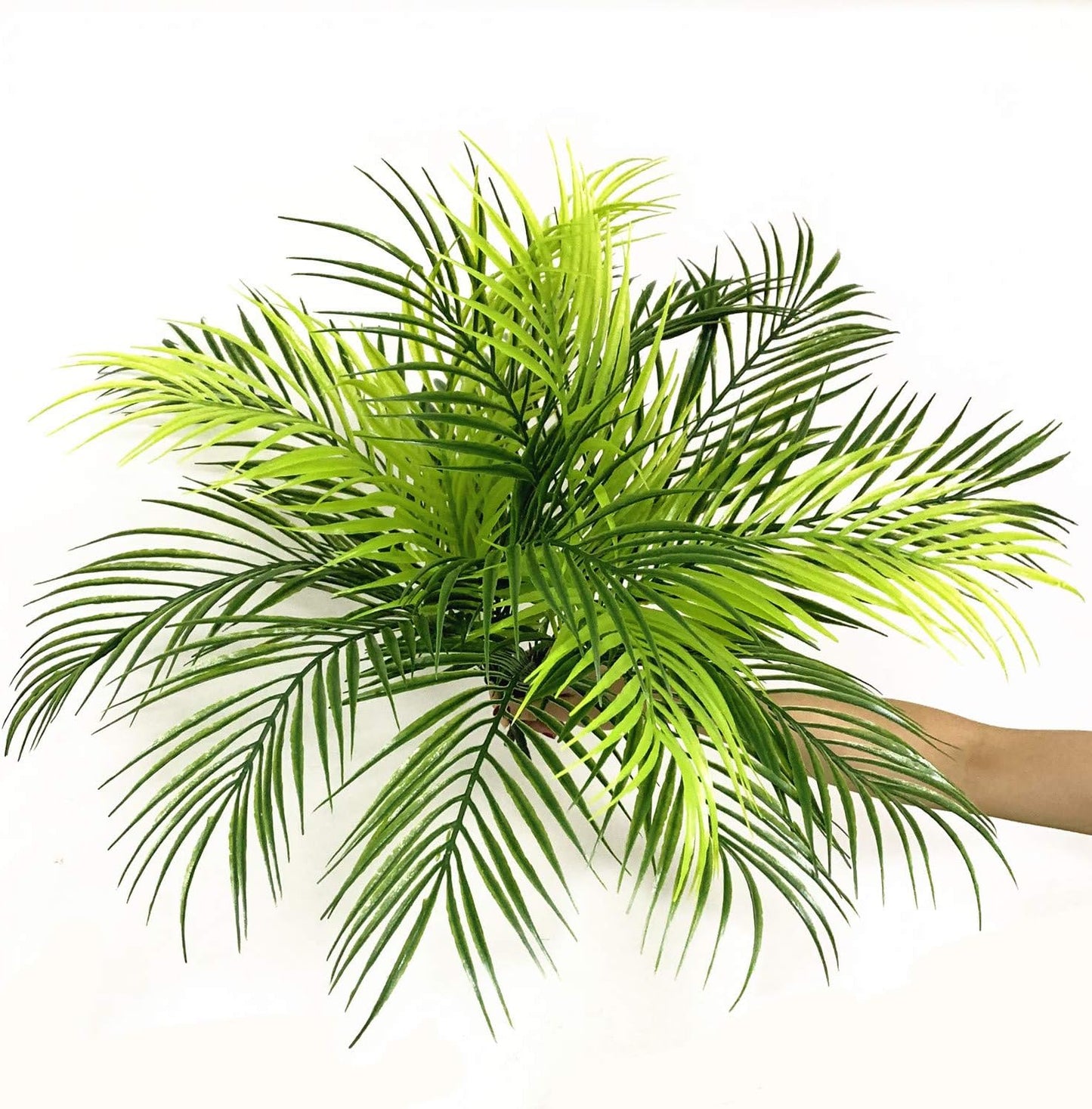 Artificial Rosemary Plants, Fake Plant Bushes Plastic Greenery Grass Faux Shrubs for Home Decor Kitchen Bathroom Farmhouse Room Shelf Desk Coffee Table Vase Pot Planter Filler DIY Decorations 6 Pack