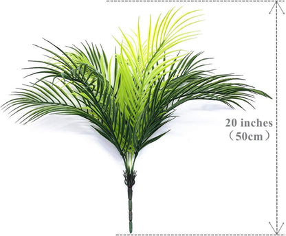 Artificial Rosemary Plants, Fake Plant Bushes Plastic Greenery Grass Faux Shrubs for Home Decor Kitchen Bathroom Farmhouse Room Shelf Desk Coffee Table Vase Pot Planter Filler DIY Decorations 6 Pack
