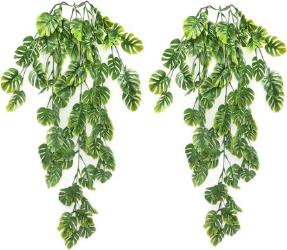 Artificial Rosemary Plants, Fake Plant Bushes Plastic Greenery Grass Faux Shrubs for Home Decor Kitchen Bathroom Farmhouse Room Shelf Desk Coffee Table Vase Pot Planter Filler DIY Decorations 6 Pack