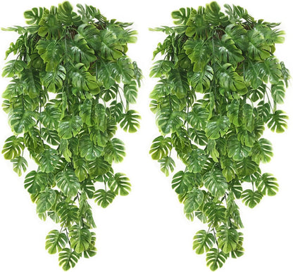 Artificial Rosemary Plants, Fake Plant Bushes Plastic Greenery Grass Faux Shrubs for Home Decor Kitchen Bathroom Farmhouse Room Shelf Desk Coffee Table Vase Pot Planter Filler DIY Decorations 6 Pack