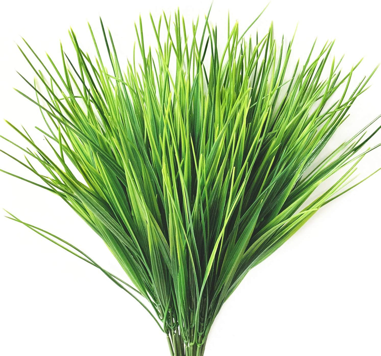 Artificial Rosemary Plants, Fake Plant Bushes Plastic Greenery Grass Faux Shrubs for Home Decor Kitchen Bathroom Farmhouse Room Shelf Desk Coffee Table Vase Pot Planter Filler DIY Decorations 6 Pack