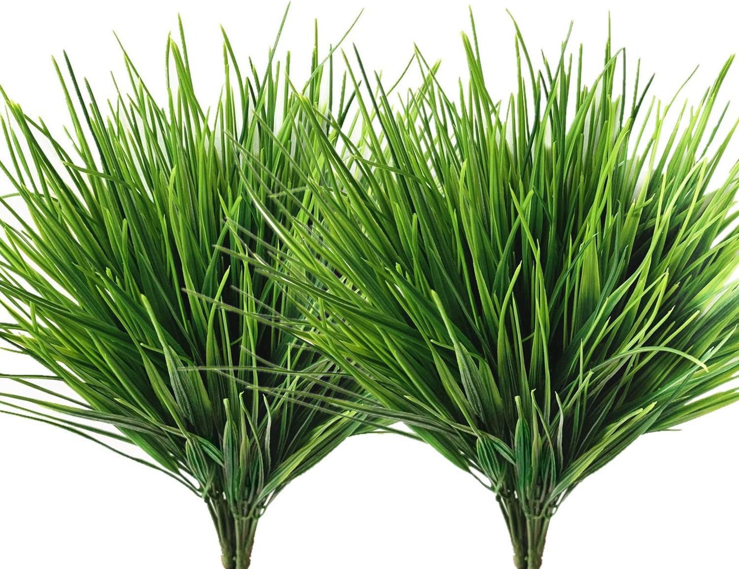 Artificial Rosemary Plants, Fake Plant Bushes Plastic Greenery Grass Faux Shrubs for Home Decor Kitchen Bathroom Farmhouse Room Shelf Desk Coffee Table Vase Pot Planter Filler DIY Decorations 6 Pack