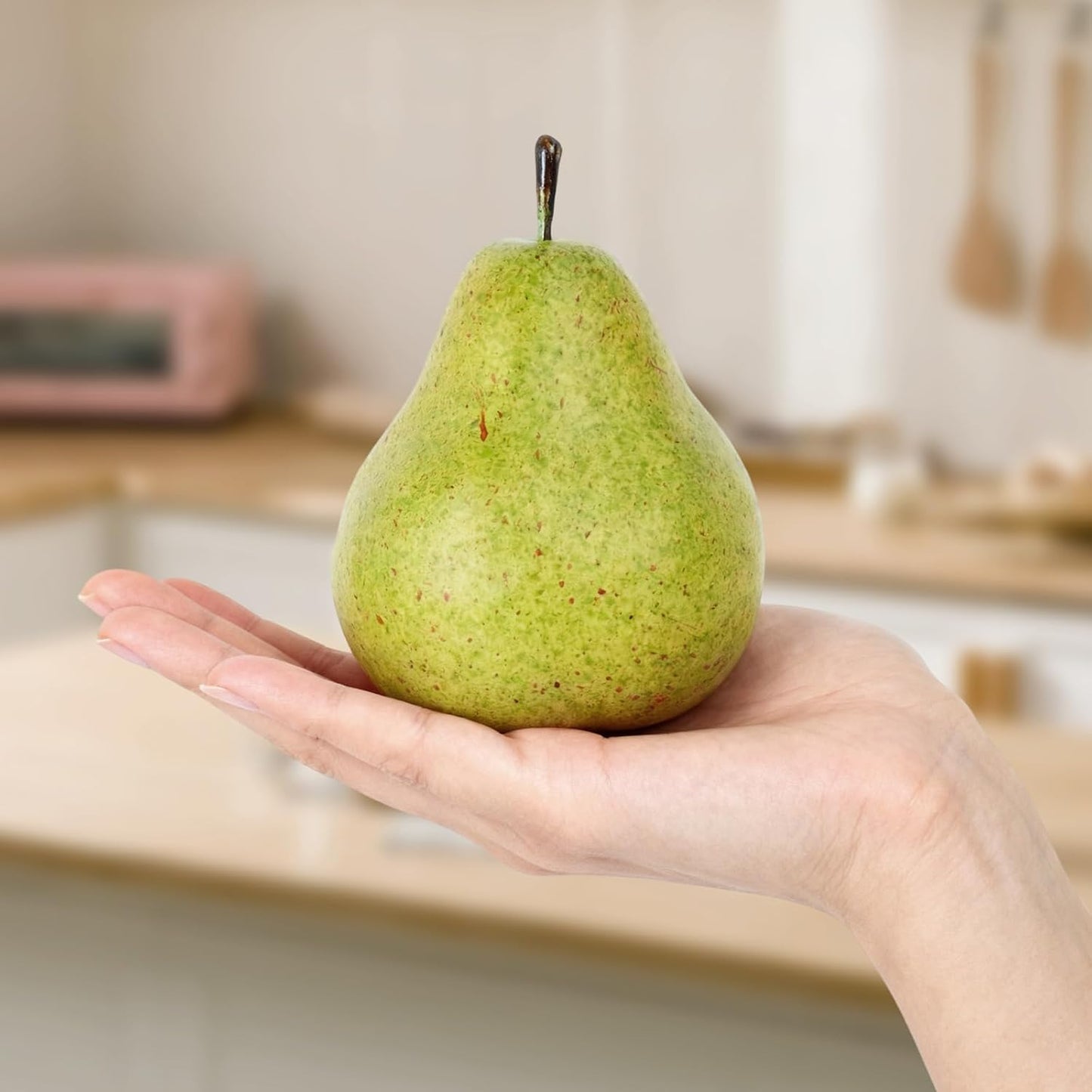 5Pcs Faux Pomegranate Fake Fruit Decor Realistic Artificial Pomegranate Simulation Fruits for Home Kitchen Party Restaurant Shop Display Photography Props