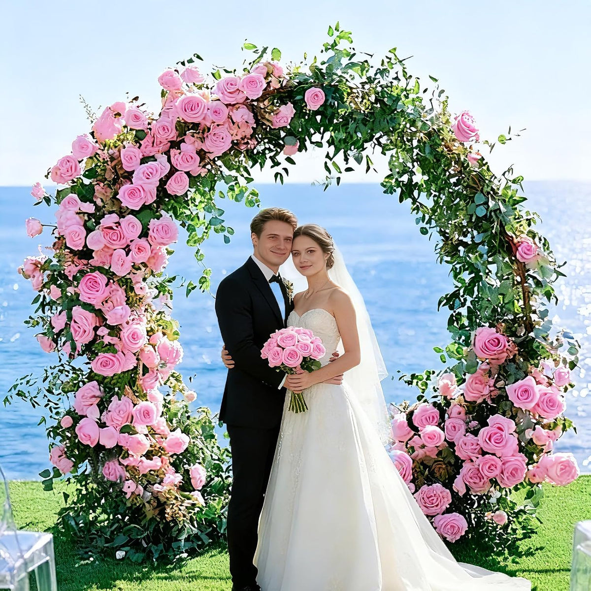 100 Pcs Red Fake Roses Bulk Artificial Flowers, Artificial Velvet Silk Roses Bouquet with Stems for Wedding Decoration, Fake Flowers in Vase Valentines Day Floral Arrangement Centerpiece Home Decor