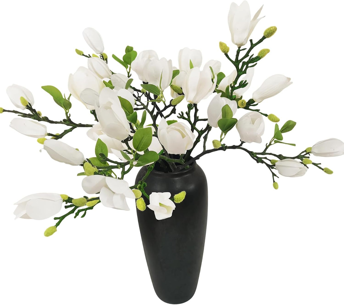 Elegant Artificial Magnolia Flower Stems Branches