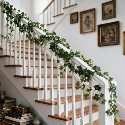 3 Strands Lemon Artificial Vines, 71" Lemon Silk Vine Garland with Green Leaves, Fake Hanging Plants Greenery Decor for Home, Bedroom, Wall, Party, Wedding Decoration