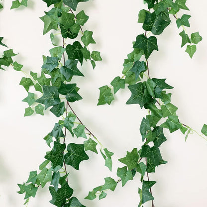 3 Strands Lemon Artificial Vines, 71" Lemon Silk Vine Garland with Green Leaves, Fake Hanging Plants Greenery Decor for Home, Bedroom, Wall, Party, Wedding Decoration