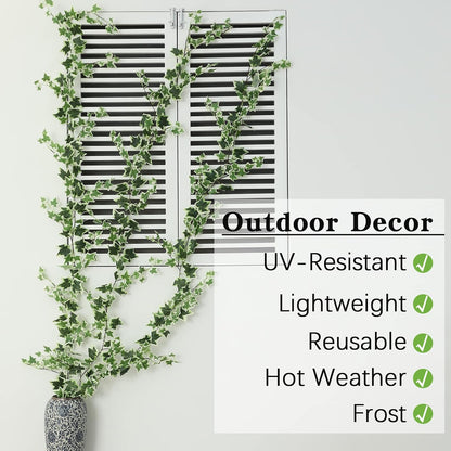 3 Strands Lemon Artificial Vines, 71" Lemon Silk Vine Garland with Green Leaves, Fake Hanging Plants Greenery Decor for Home, Bedroom, Wall, Party, Wedding Decoration