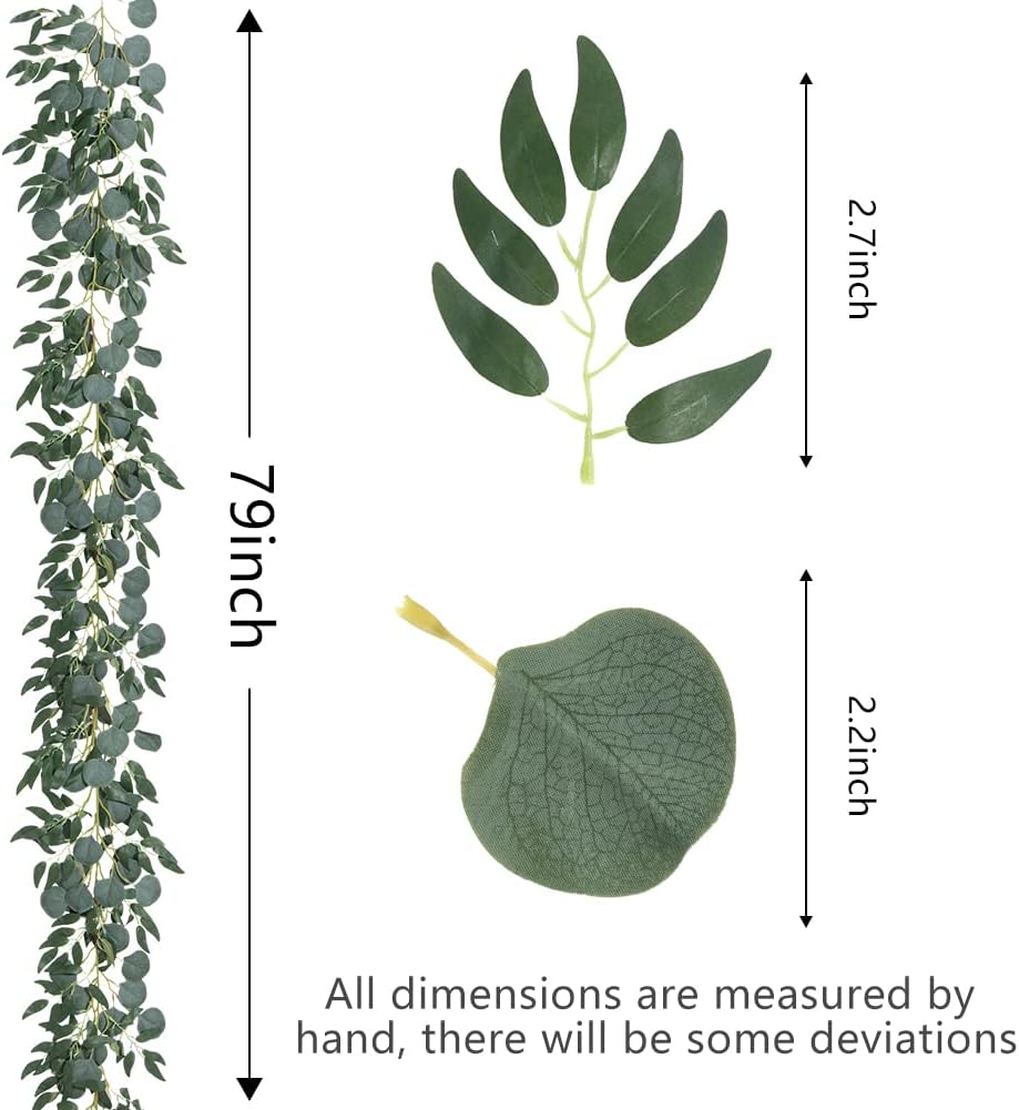 3 Strands Lemon Artificial Vines, 71" Lemon Silk Vine Garland with Green Leaves, Fake Hanging Plants Greenery Decor for Home, Bedroom, Wall, Party, Wedding Decoration
