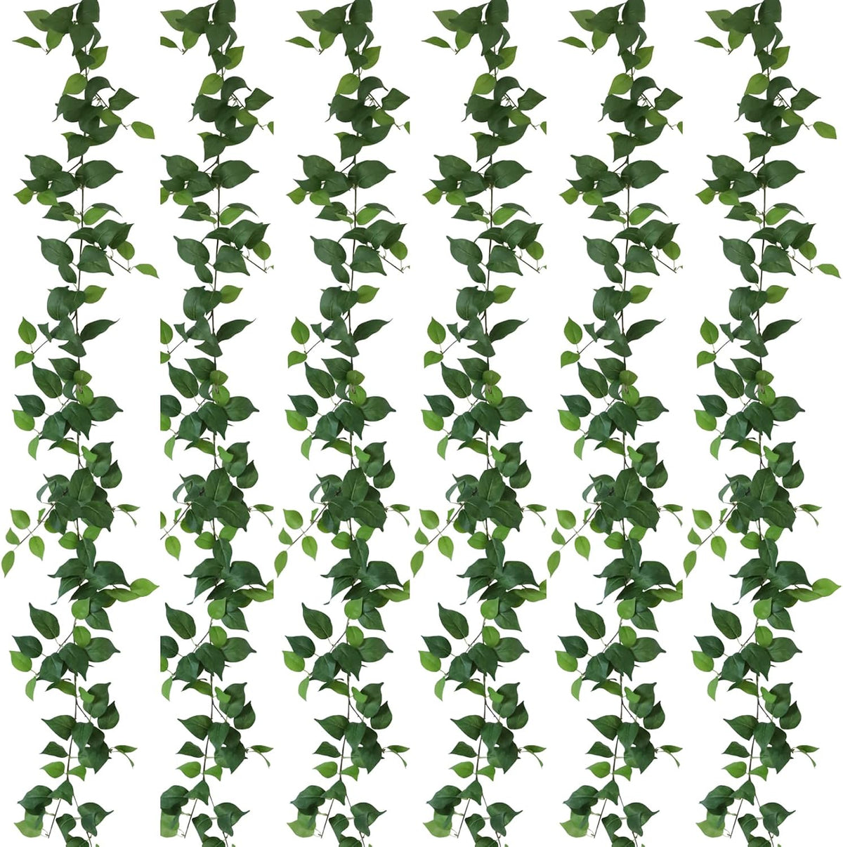 3 Strands Lemon Artificial Vines, 71" Lemon Silk Vine Garland with Green Leaves, Fake Hanging Plants Greenery Decor for Home, Bedroom, Wall, Party, Wedding Decoration
