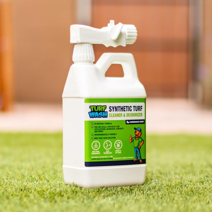 Turf Wash, Artificial Grass Cleaner w Hose Attachment, 64 oz