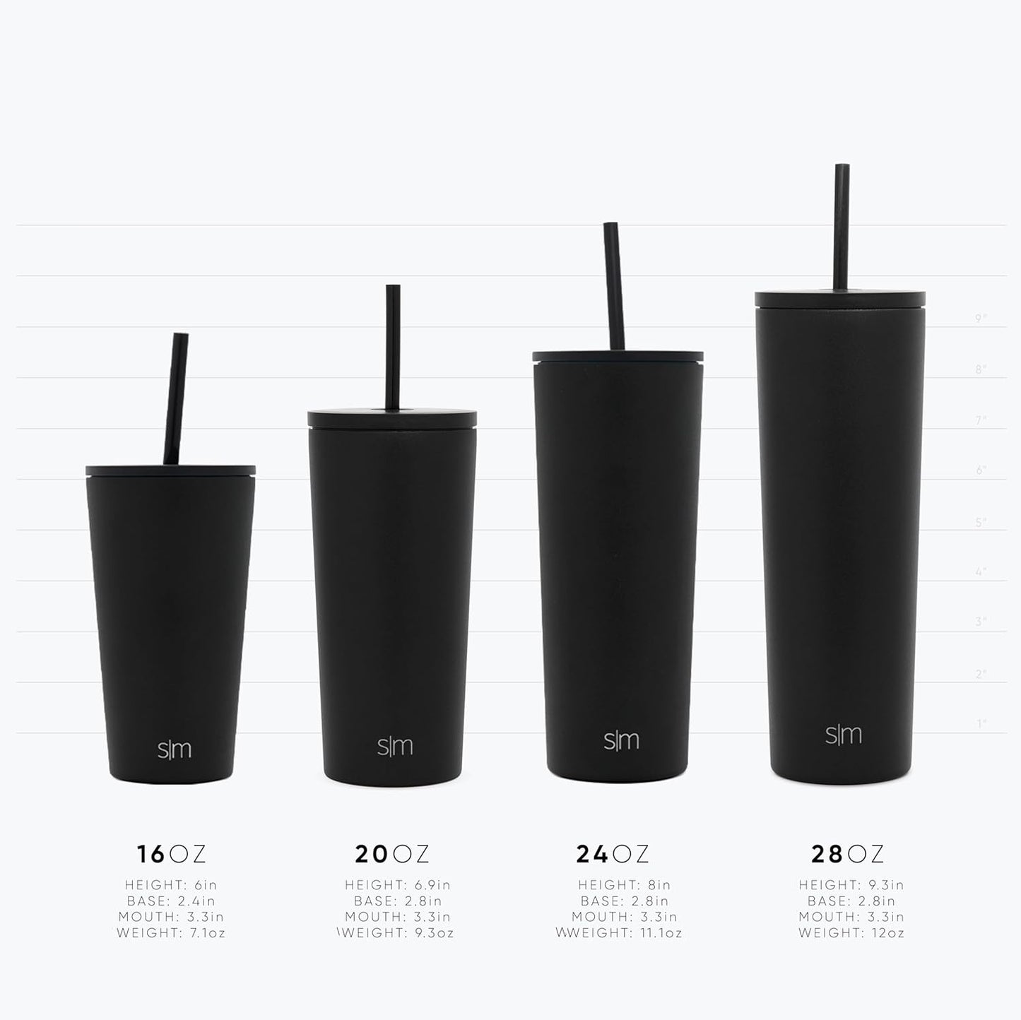 Iced Coffee Tumbler, Insulated | 24oz | Yellow | Reusable Stainless Steel Cup, Travel Mug, Water Bottle with Straw | Cupholder Friendly & Spill Resistant, Buttercup
