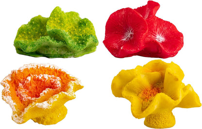 ® Artificial Coral Plant for Fish Tank Decorative Aquarium Reef Ornament (Red Coral Tree, 2pcs)