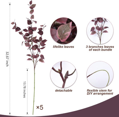 HyeFlora Artificial Outdoor Plants for Spring Summer Decoration,10PCS Fake Greenery Plants Stems Faux Rosemary Bush Grass Sprigs Branches DIY for Festival Home Kitchen Garden Farmhouse Office Decor
