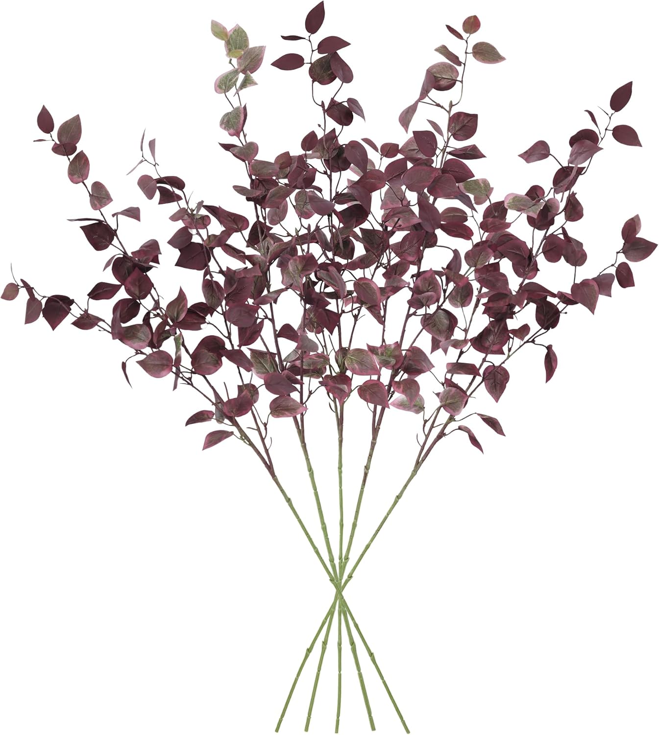 HyeFlora Artificial Outdoor Plants for Spring Summer Decoration,10PCS Fake Greenery Plants Stems Faux Rosemary Bush Grass Sprigs Branches DIY for Festival Home Kitchen Garden Farmhouse Office Decor