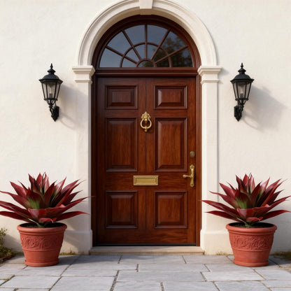 Fake Plants Agave Artificial Plants Outdoor 2 PCS for Outside, Faux Greenery UV Resistant Artificial Outdoor Plants for Front Door Porch Planter Urn Patio Garden Yard 28inch Classic Green