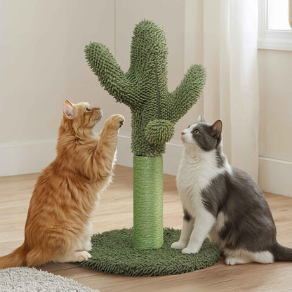 Mushroom Cat Scratching Post, Mushroom Cat Scratcher with Sisal Rope and Interactive Hanging Ball, 20 Inch Scratching Post for Indoor Cats and Kittens