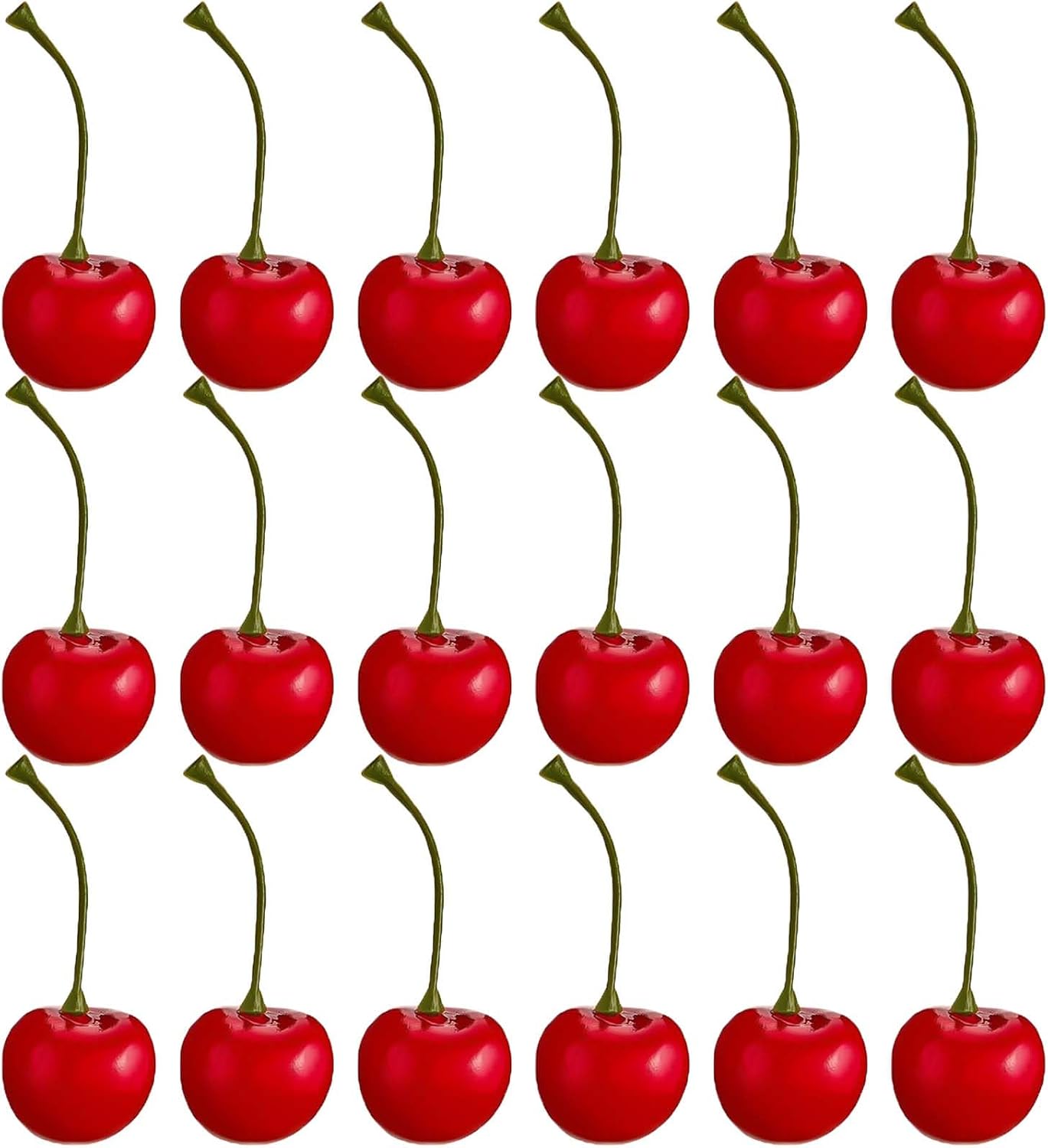 20 Pieces Mini Fake Apples, Red Artificial Apples, Faux Realistic Apple Decorative Fruit Food Ornaments Display Photo Props