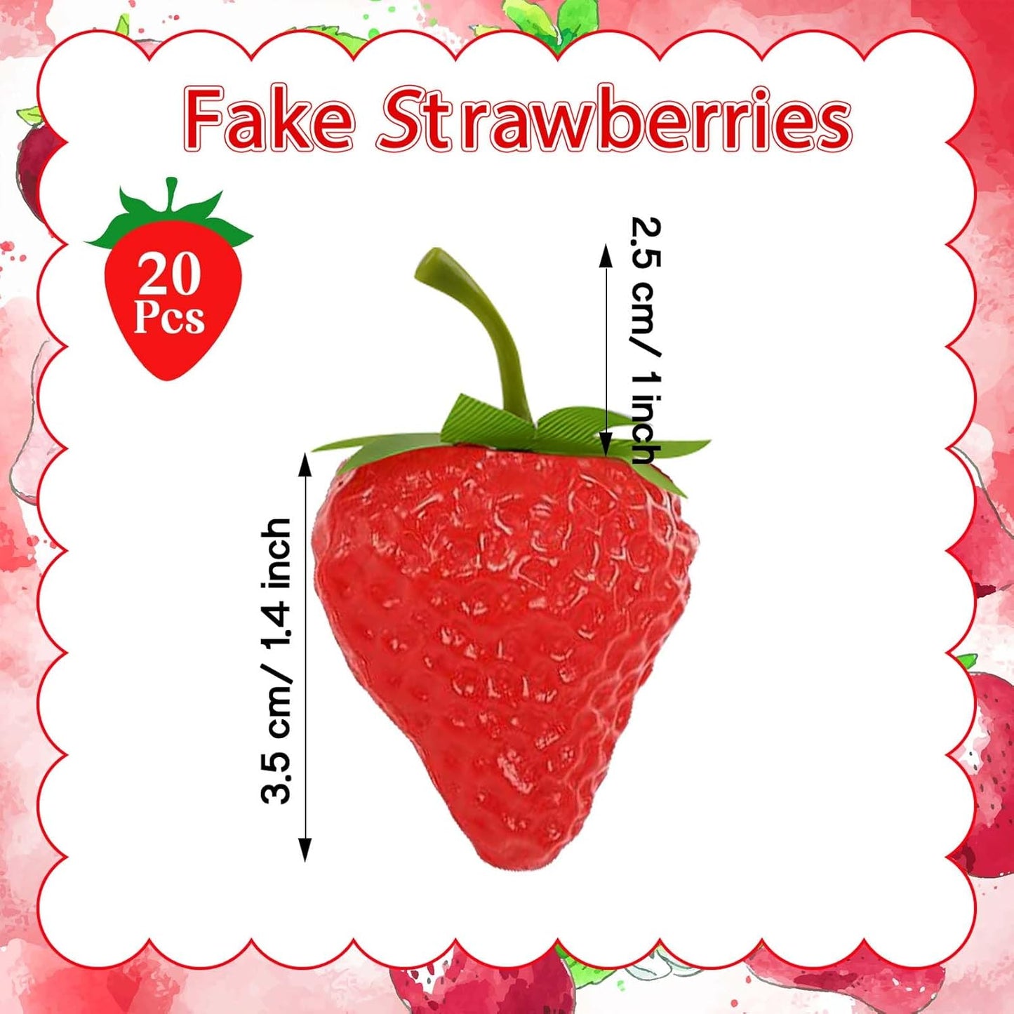 20 Pieces Mini Fake Apples, Red Artificial Apples, Faux Realistic Apple Decorative Fruit Food Ornaments Display Photo Props