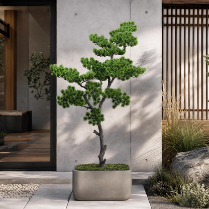 4FT Artificial Bonsai Tree Faux Tall Fake 48 inch Realistic Floor Plant
