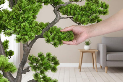 4FT Artificial Bonsai Tree Faux Tall Fake 48 inch Realistic Floor Plant
