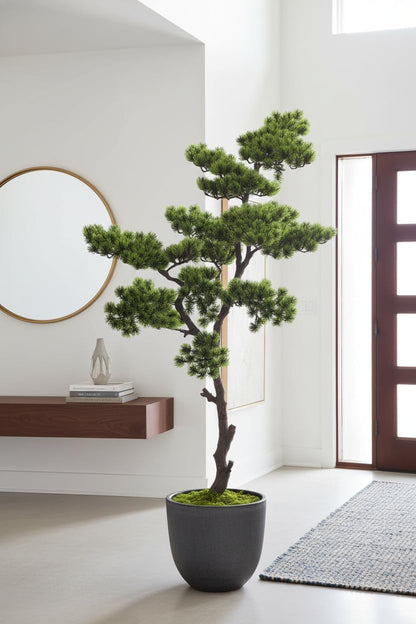 4FT Artificial Bonsai Tree Faux Tall Fake 48 inch Realistic Floor Plant