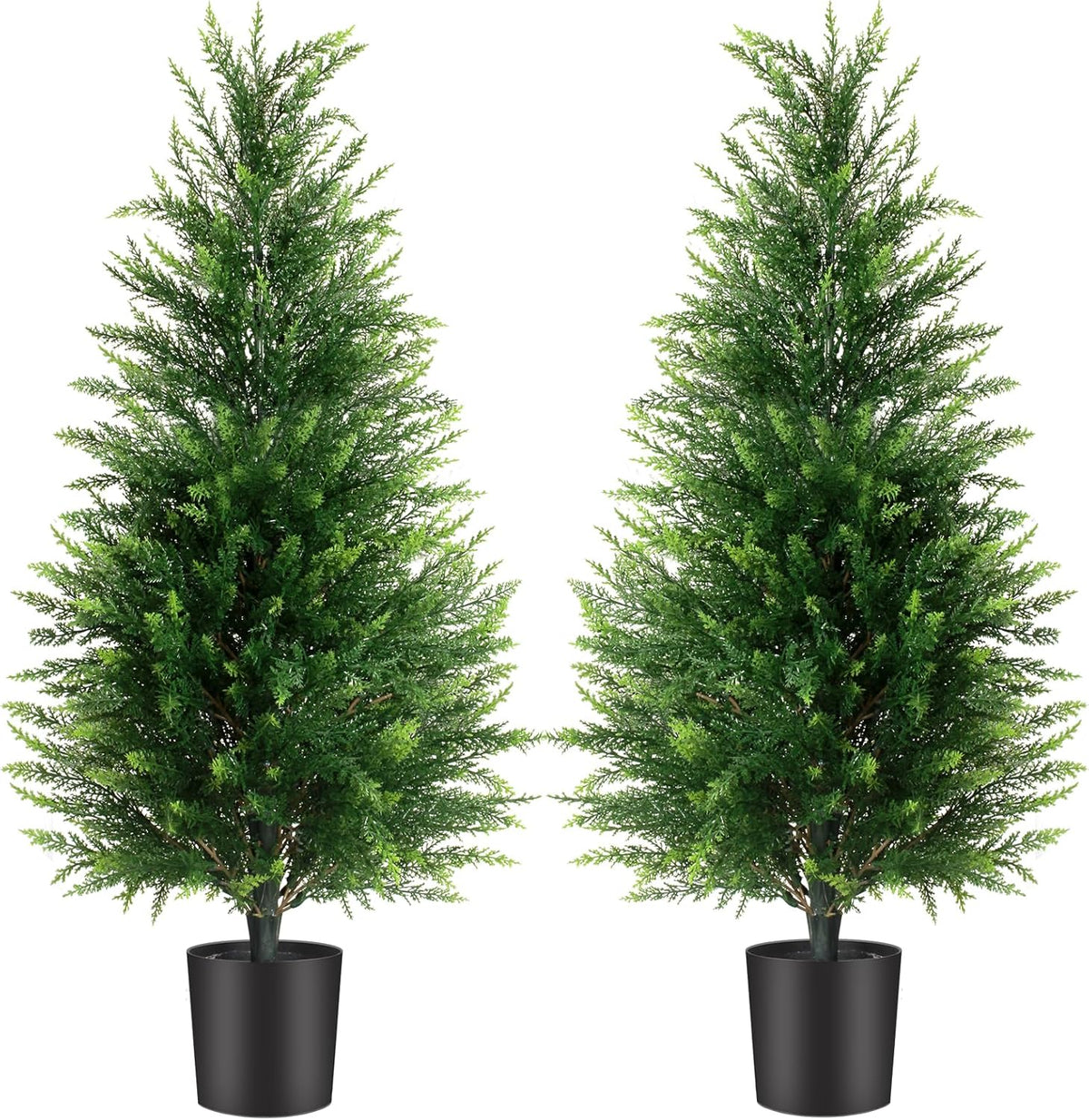3FT Artificial Cedar Trees 2 Pack