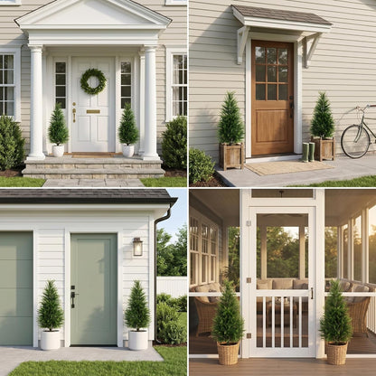 3FT Artificial Cedar Trees 2 Pack