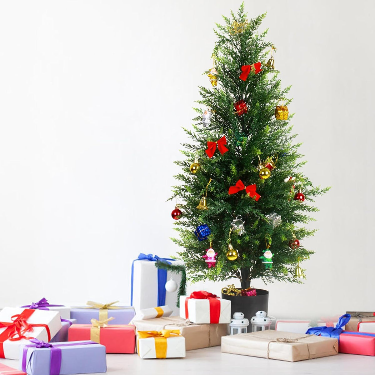3FT Artificial Cedar Trees 2 Pack