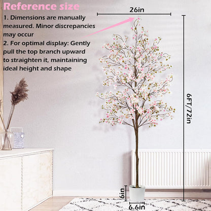 Artificial Eucalyptus Tree 6FT, Faux Floor Tree Indoor Outdoor