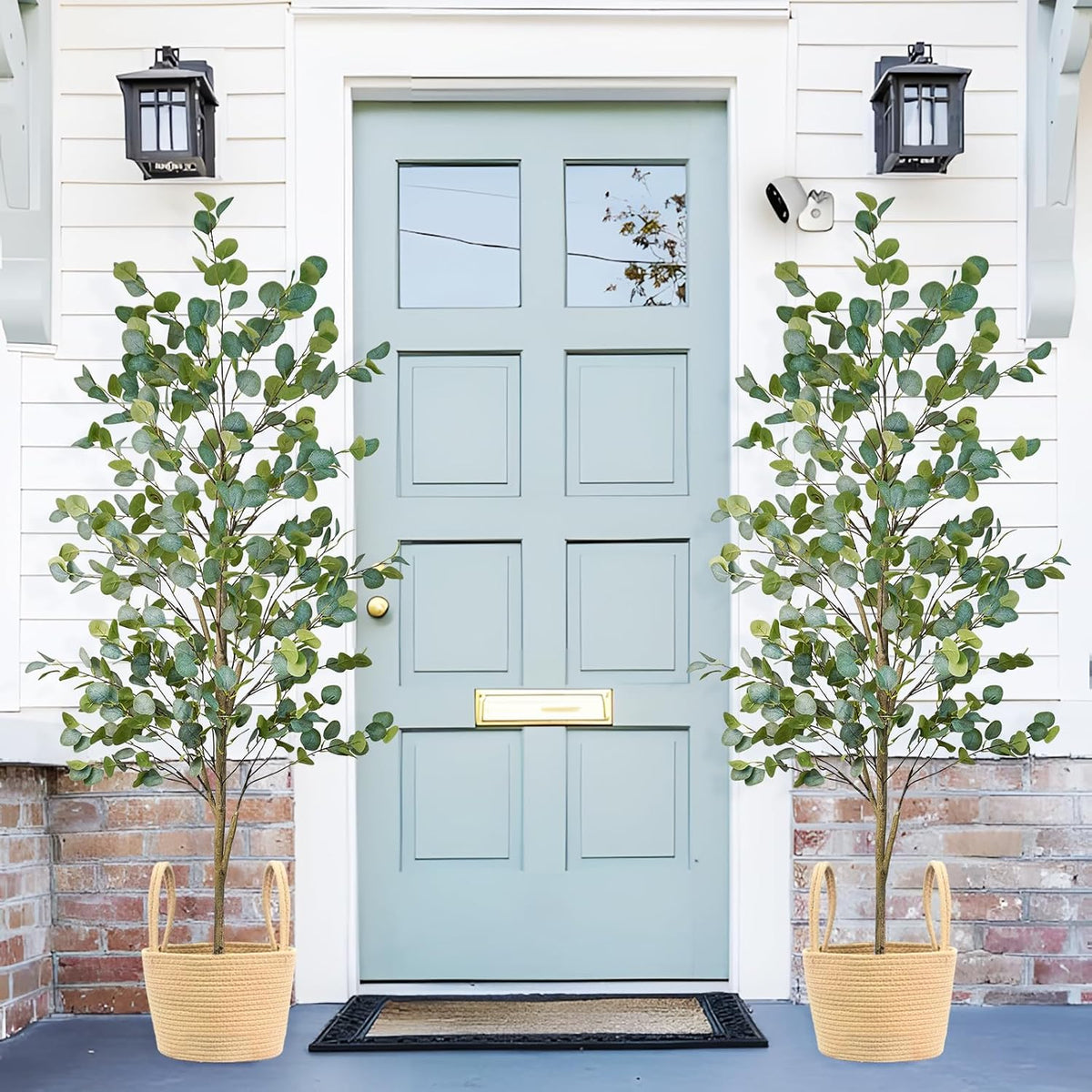 Artificial Eucalyptus Tree 6FT, Faux Floor Tree Indoor Outdoor