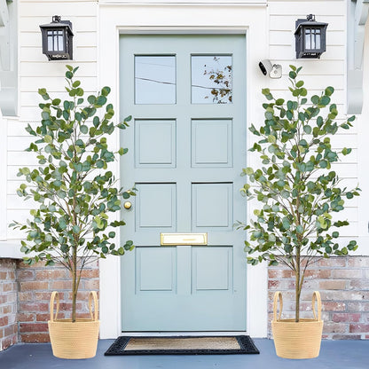 Artificial Eucalyptus Tree 6FT, Faux Floor Tree Indoor Outdoor