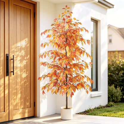 Artificial Eucalyptus Tree 6FT, Faux Floor Tree Indoor Outdoor