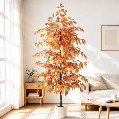 Artificial Eucalyptus Tree 6FT, Faux Floor Tree Indoor Outdoor