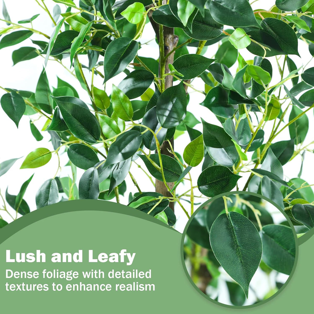 Artificial Eucalyptus Tree 6FT, Faux Floor Tree Indoor Outdoor