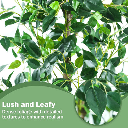 Artificial Eucalyptus Tree 6FT, Faux Floor Tree Indoor Outdoor