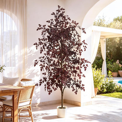 Artificial Eucalyptus Tree 6FT, Faux Floor Tree Indoor Outdoor