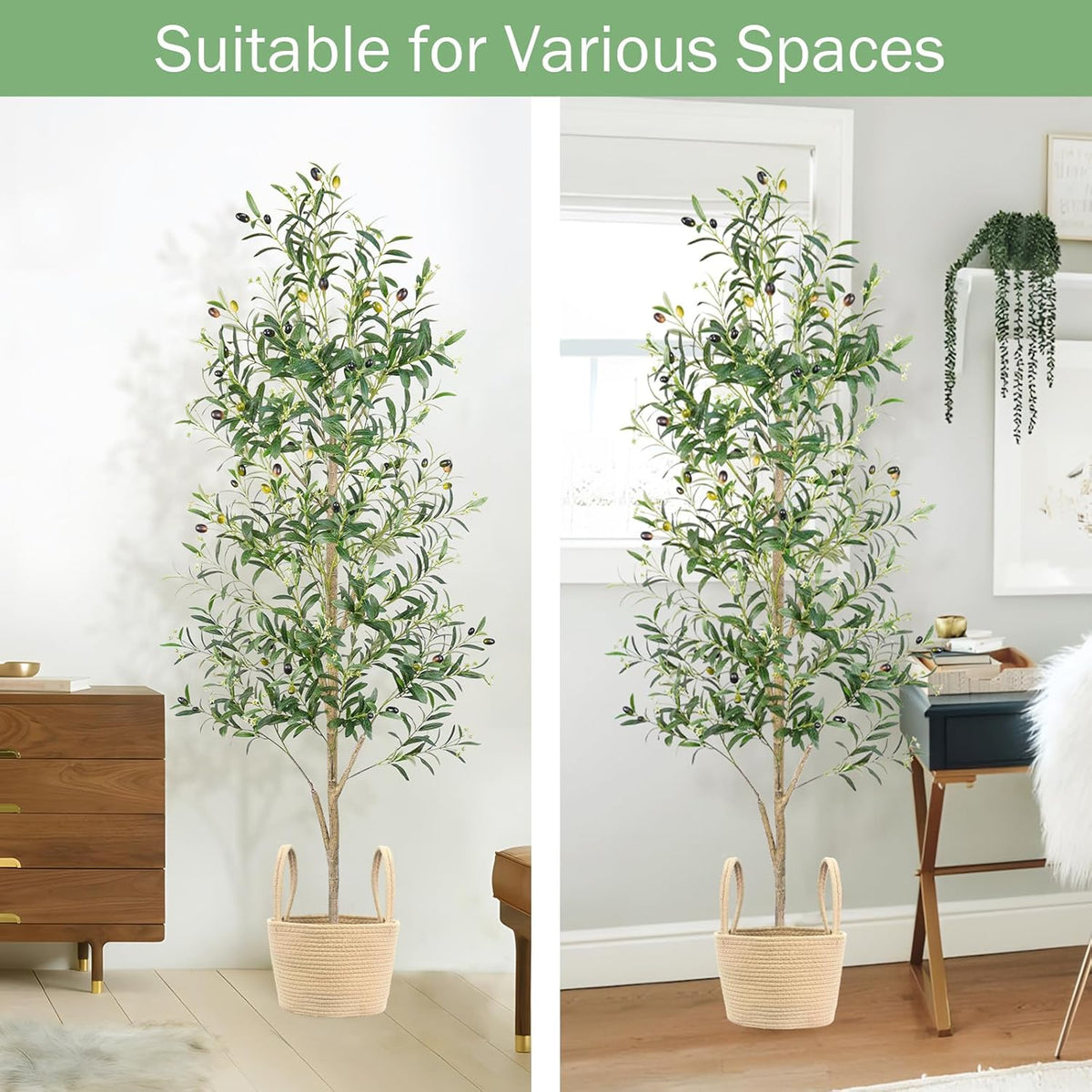 Artificial Eucalyptus Tree 6FT, Faux Floor Tree Indoor Outdoor